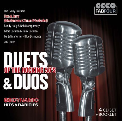 Duets &amp; Duos Of The Rocking 50's, 4 CDs