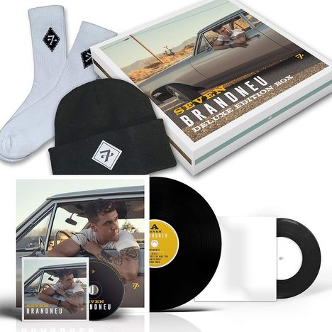 Seven (Pop): Brandneu (Deluxe Edition Box), 1 CD, 1 LP, 1 Single 7" und 1 Merchandise
