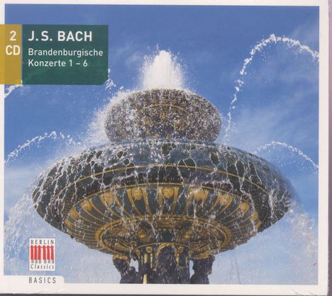 Johann Sebastian Bach (1685-1750): Brandenburgische Konzerte Nr.1-6, 2 CDs