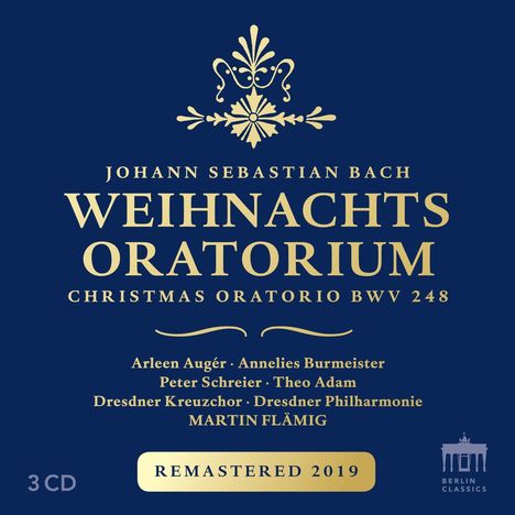 Johann Sebastian Bach (1685-1750): Weihnachtsoratorium BWV 248 (2019 Remastering), 3 CDs