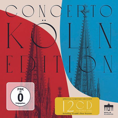 Concerto Köln - Berlin Classics Aufnahmen 2007-2017, 12 CDs und 1 DVD