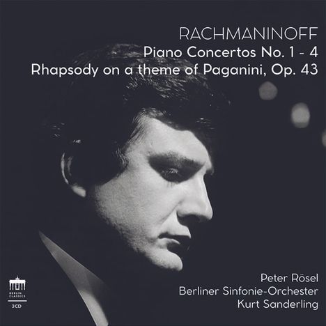 Sergej Rachmaninoff (1873-1943): Klavierkonzerte Nr.1-4, 3 CDs