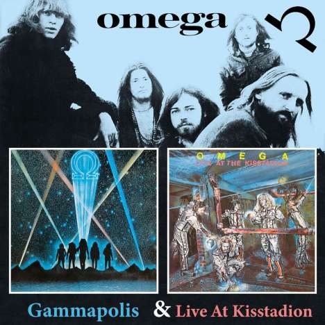 Omega    (Ungarn): Gammapolis &amp; Live At Kisstadion, 2 CDs