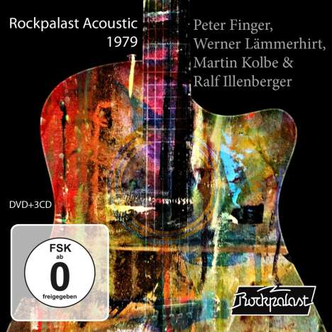 Peter Finger, Werner Lämmerhirt, Martin Kolbe &amp; Ralf Illenberger: Rockpalast Acoustic 1979, 3 CDs und 1 DVD