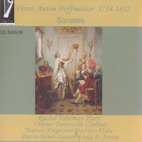 Franz Anton Hoffmeister (1754-1812): Sonaten mit Harfe, CD