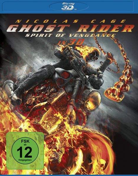 Ghost Rider - Spirit Of Vengeance (3D Blu-ray), Blu-ray Disc