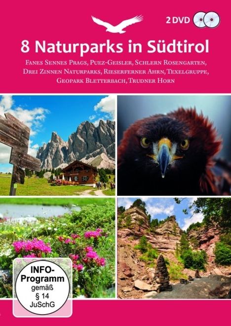 8 Naturparks in Südtirol, 2 DVDs