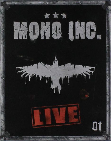 Mono Inc.: Live (Limited Deluxe-Box), 2 CDs und 1 Merchandise