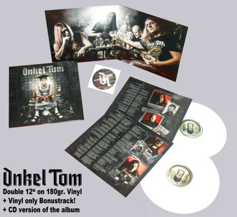 Onkel Tom: H.E.L.D. (180g) (White Vinyl) (2LP + CD) (+ Vinyl only-Bonustrack), 2 LPs und 1 CD