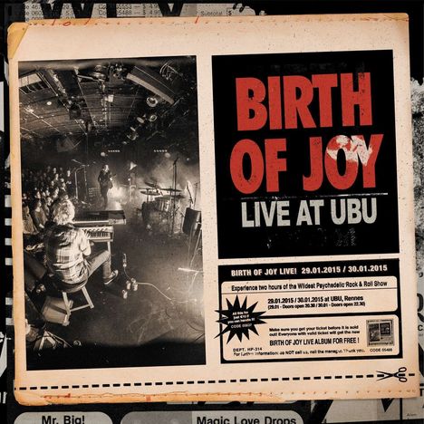 Birth Of Joy: Live At Ubu (Clear Smoky Vinyl), 3 LPs