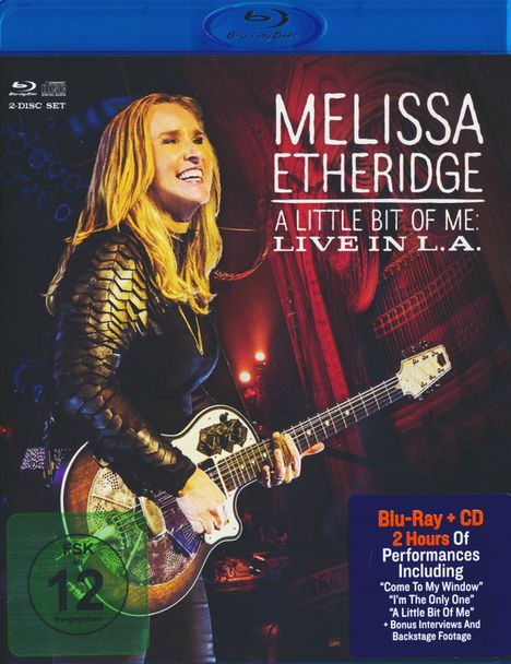 Melissa Etheridge: A Little Bit Of Me: Live In L.A. (Blu-Ray + CD), 1 Blu-ray Disc und 1 CD