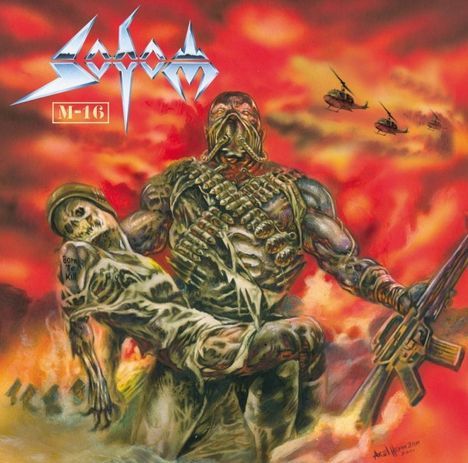 Sodom: M 16 (180g) (Limited-Edition) (Colored Vinyl), 2 LPs und 1 CD