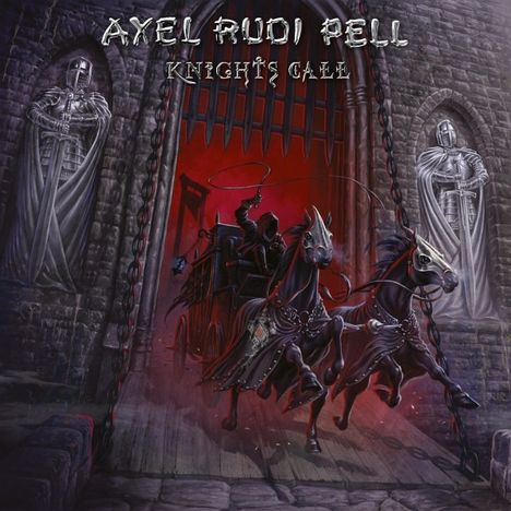Axel Rudi Pell: Knights Call (180g) (Red W/ Black Marble Vinyl), 2 LPs und 1 CD