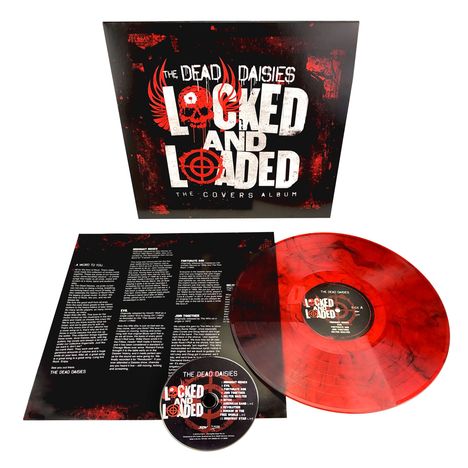 The Dead Daisies: Locked And Loaded (180g) (Red Vinyl), 1 LP und 1 CD