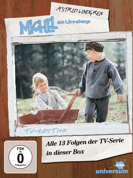Michel aus Lönneberga (Gesamtausgabe der TV-Serie), 3 DVDs