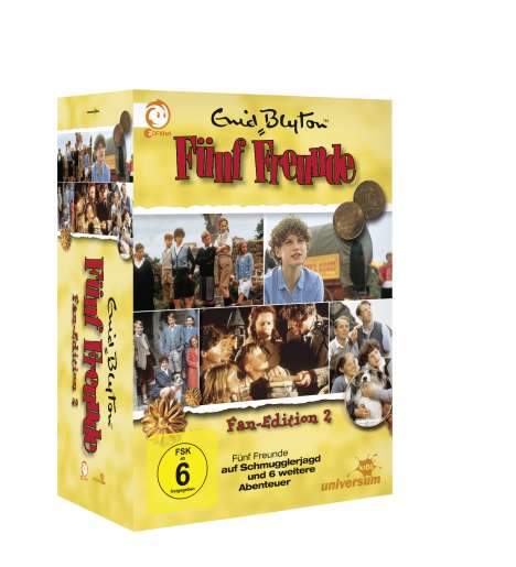 Enid Blyton: Fünf Freunde Fan-Edition Box 2, 5 DVDs