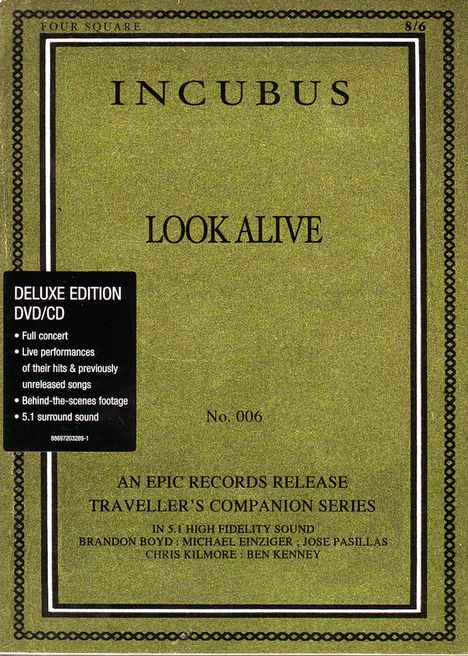 Incubus: Look Alive (DVD + CD), DVD