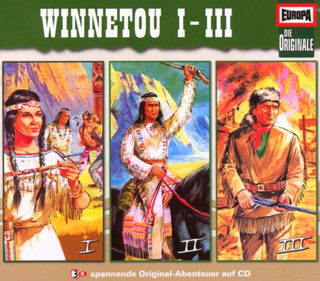 Die Originale - 3er Box Winnetou, 3 CDs