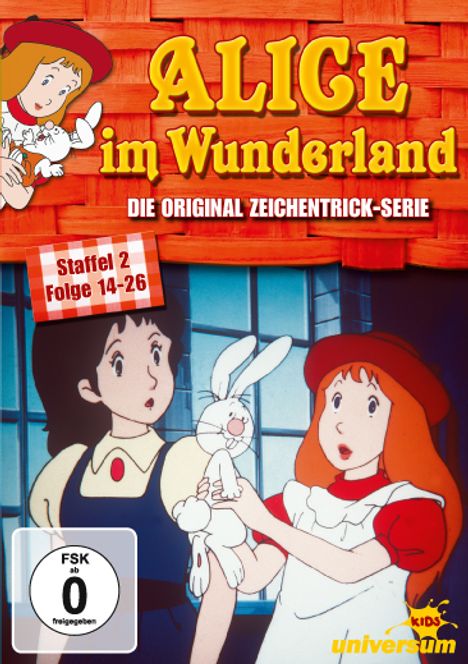 Alice im Wunderland - Die Zeichentrickserie Vol. 2, 2 DVDs