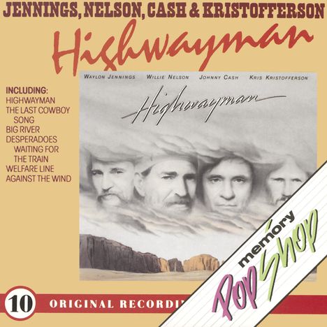 The Highwaymen (Waylon Jennings, Willie Nelson, Johnny Cash &amp; Kris Kristofferson): Highwayman, CD