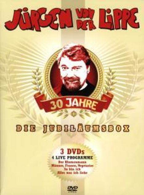 Jürgen von der Lippe: Die Jubiläumsbox, 3 DVDs
