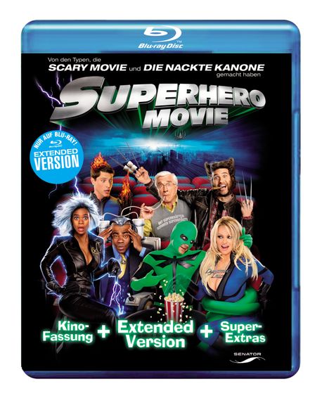 Superhero Movie (Kino-Fassung + Extended Version) (Blu-ray), Blu-ray Disc