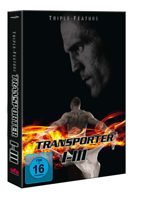The Transporter 1-3, 3 DVDs