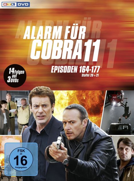 Alarm für Cobra 11 Staffel 20 &amp; 21, 3 DVDs