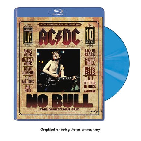 AC/DC: No Bull: The Directors Cut, Blu-ray Disc