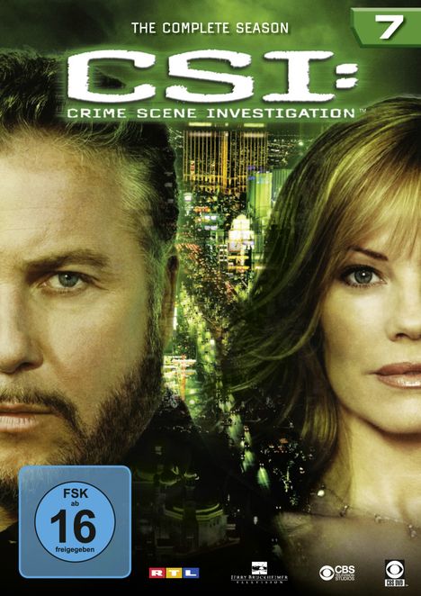 CSI Las Vegas Season 7, 6 DVDs