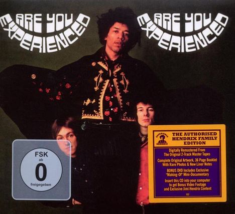 Jimi Hendrix (1942-1970): Are You Experienced (CD + DVD), 1 CD und 1 DVD