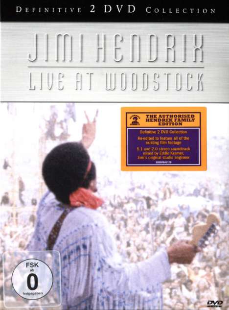 Jimi Hendrix (1942-1970): Live At Woodstock, 2 DVDs