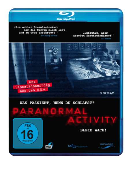 Paranormal Activity (Blu-ray), Blu-ray Disc