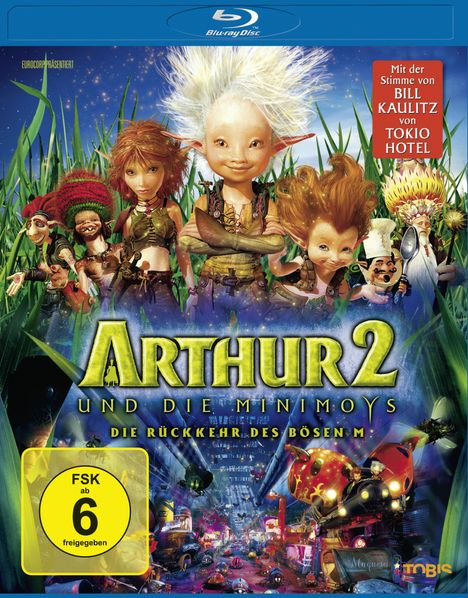 Arthur und die Minimoys 2: Die Rückkehr des bösen M(Blu-ray), Blu-ray Disc