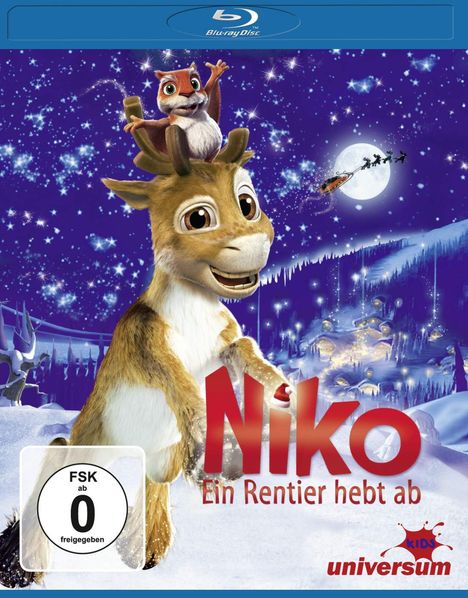 Niko - Ein Rentier hebt ab (Blu-ray), Blu-ray Disc