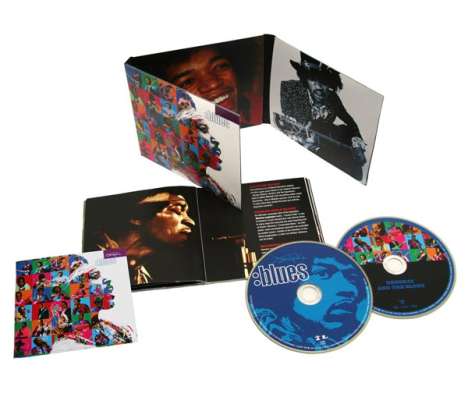 Jimi Hendrix (1942-1970): Blues (Deluxe Edition) (CD + DVD), 1 CD und 1 DVD