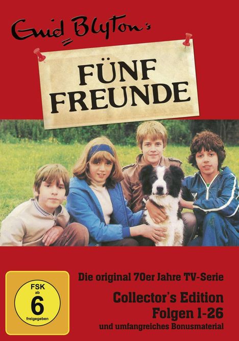 Fünf Freunde Episoden 1-26 (Blu-ray), 3 Blu-ray Discs und 1 DVD