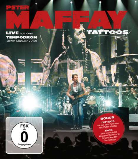 Peter Maffay: Tattoos: Live 2010, Blu-ray Disc