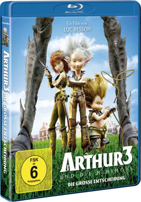 Arthur und die Minimoys 3: Die große Entscheidung (Blu-ray), Blu-ray Disc