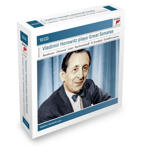 Vladimir Horowitz plays Great Sonatas, 10 CDs