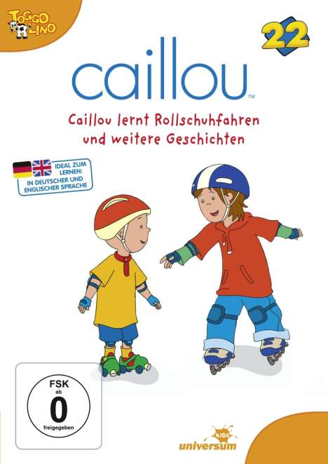 Caillou Vol.22: Caillou lernt Rollschuhfahren, DVD