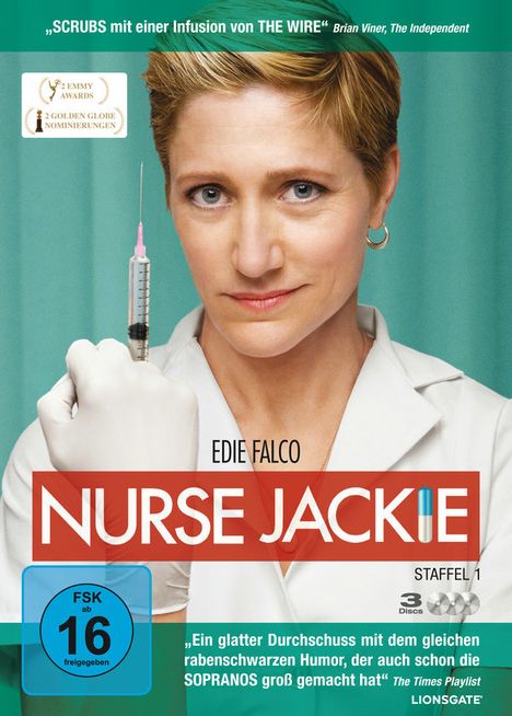 Nurse Jackie Season 1, 3 DVDs