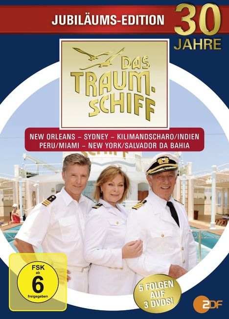 Das Traumschiff: Die Jubiläumsbox, 3 DVDs