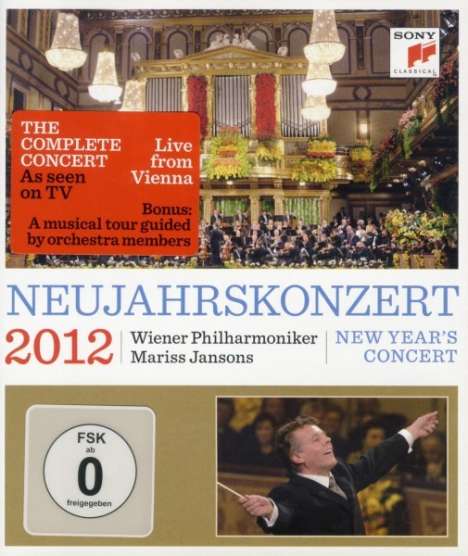 Das Neujahrskonzert Wien 2012, Blu-ray Disc