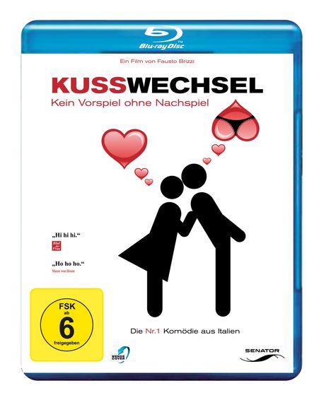 Kusswechsel - Kein Vorspiel ohne Nachspiel (Blu-ray), Blu-ray Disc