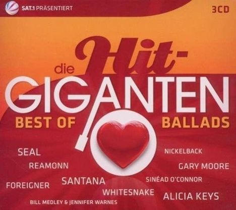 Die Hit-Giganten: Best Of Ballads, 3 CDs