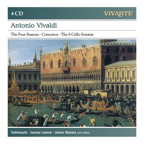 Antonio Vivaldi (1678-1741): Concerti op.8 Nr.1-4 "4 Jahreszeiten", 4 CDs