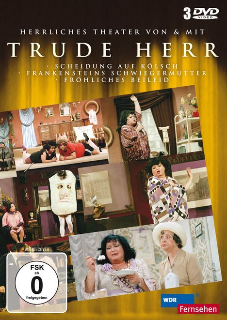 Herrliches Theater von &amp; mit Trude Herr, 3 DVDs