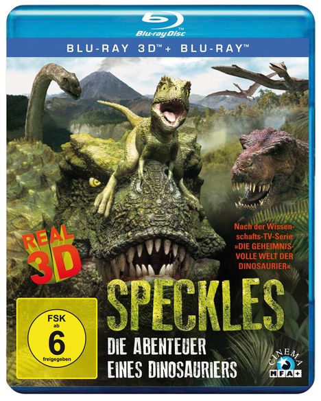 Speckles - Die Abenteuer eines Dinosauriers (3D Blu-ray), Blu-ray Disc