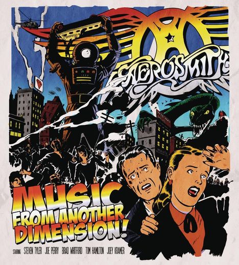 Aerosmith: Music From Another Dimension (Deluxe Edition) (CD + DVD + 5" Single-CD), 1 CD, 1 Single-CD und 1 DVD